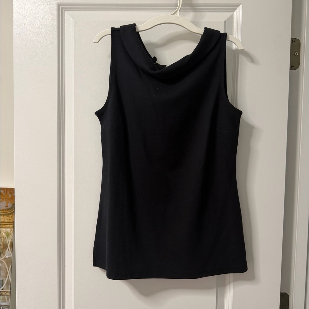 Classic Black Sleeveless Women's Top